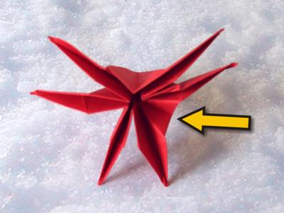 origami christmas star