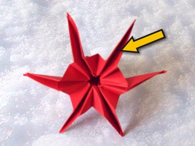 origami christmas star