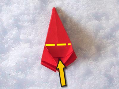 origami kerstster origami kerstster