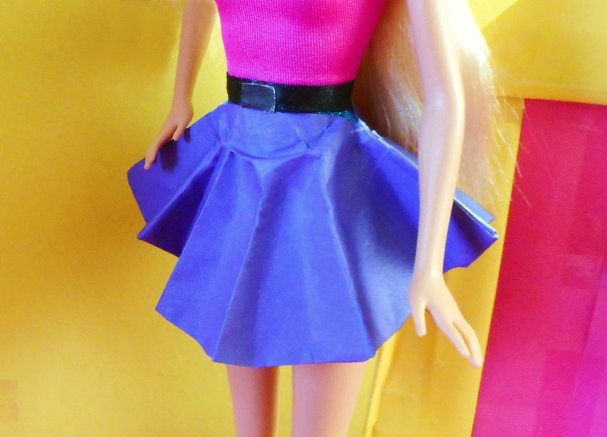 Origami circle skirt Origami circle skirt