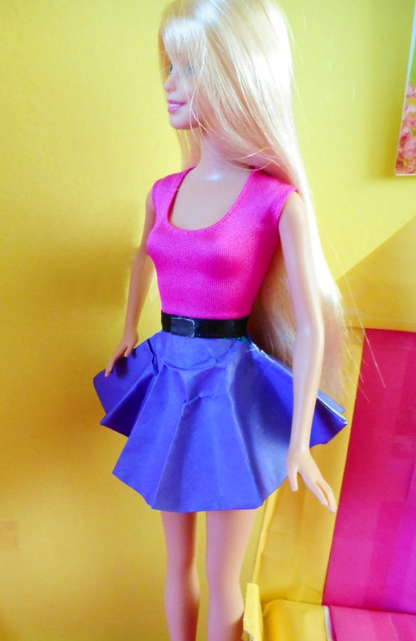 Origami circle skirt Origami circle skirt