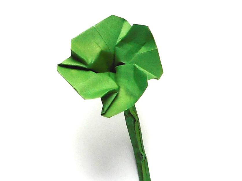 Origami Klavertje Vier Origami Klavertje Vier