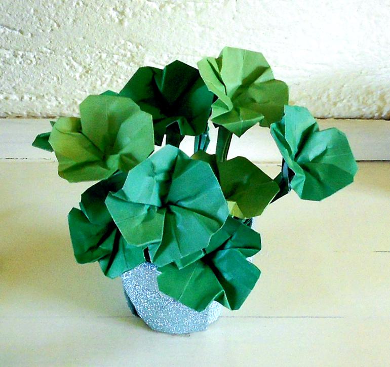 Origami Clovers