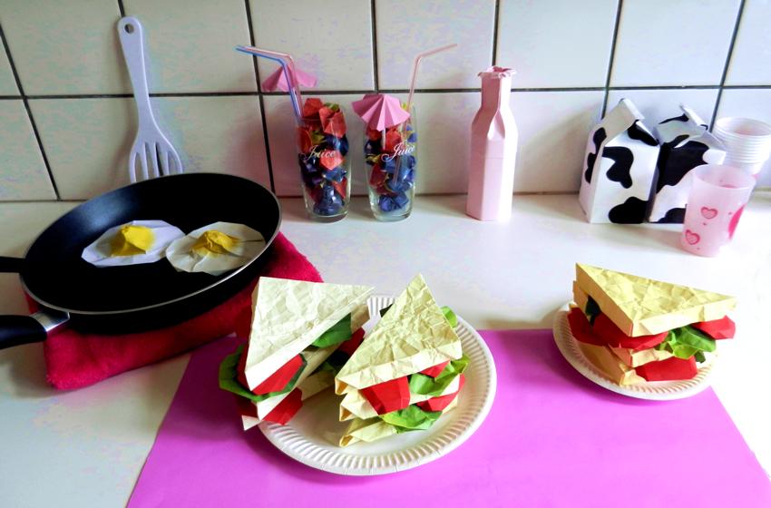 Nep Club Sandwich broodjes van papier