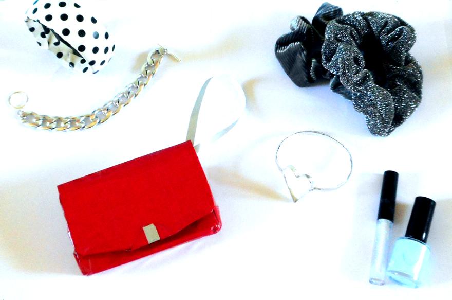 Red clutch styleboard