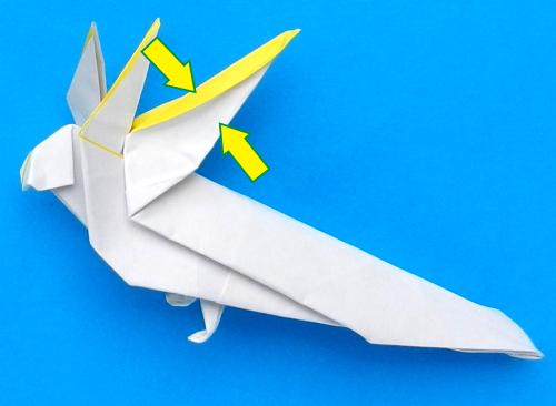 Origami Cockatoo diagrams