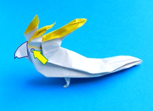 Origami Cockatoo diagrams