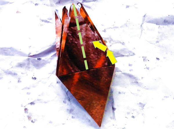 Origami kakkerlak maken Origami kakkerlak maken