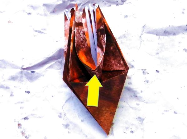 Origami kakkerlak maken Origami kakkerlak maken