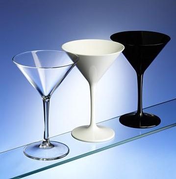 Plastic design cocktailglazen Plastic design cocktailglazen