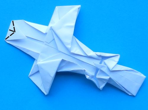 Origami Coelacanth diagrams