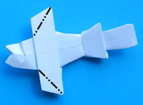 Origami Coelacanth diagrams