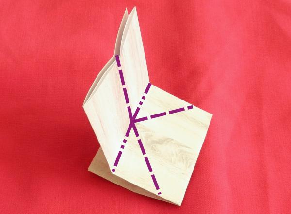 Origami salontafel maken Origami salontafel maken