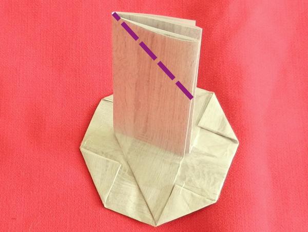 Origami salontafel maken Origami salontafel maken