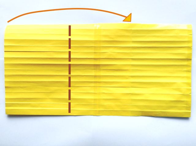 Origami Maïskolf maken Origami Maïskolf maken