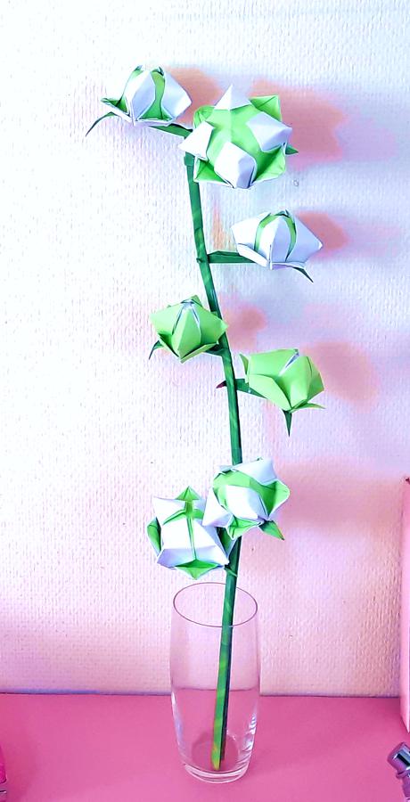 Origami Katoenplant