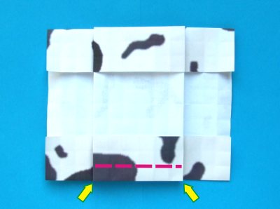 diagrams for folding an origami cow