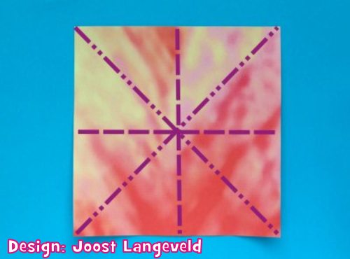 Origami Krab vouwen Origami Krab vouwen