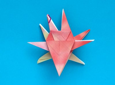 Origami Krab vouwen Origami Krab vouwen