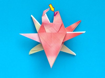 Origami Krab vouwen Origami Krab vouwen