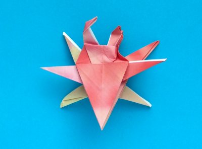 Origami Krab vouwen Origami Krab vouwen