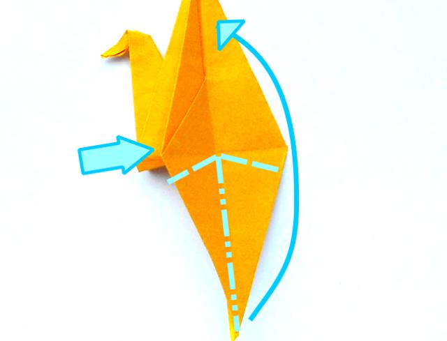 Origami Kraanvogel vouwen