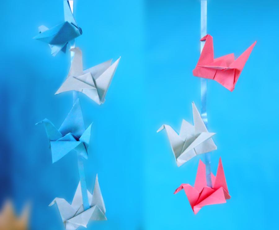 Origami Kraanvogels Origami Kraanvogels