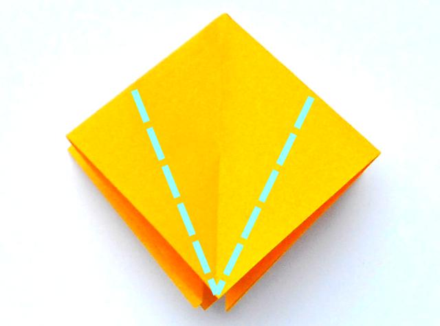 Origami Kraanvogel vouwen