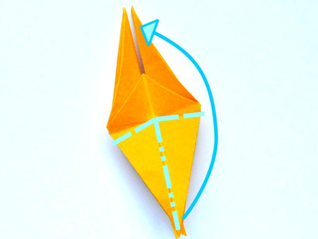 Origami Kraanvogel vouwen