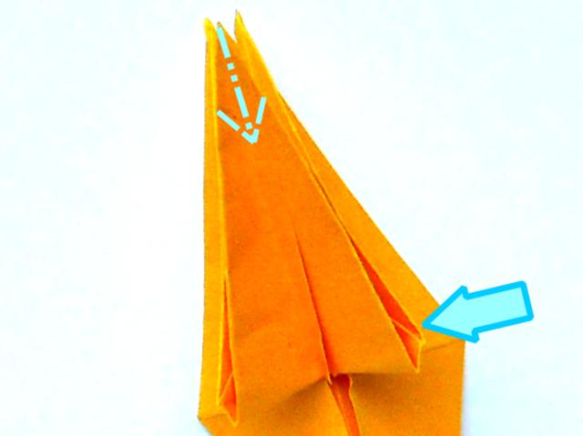 Origami Kraanvogel vouwen