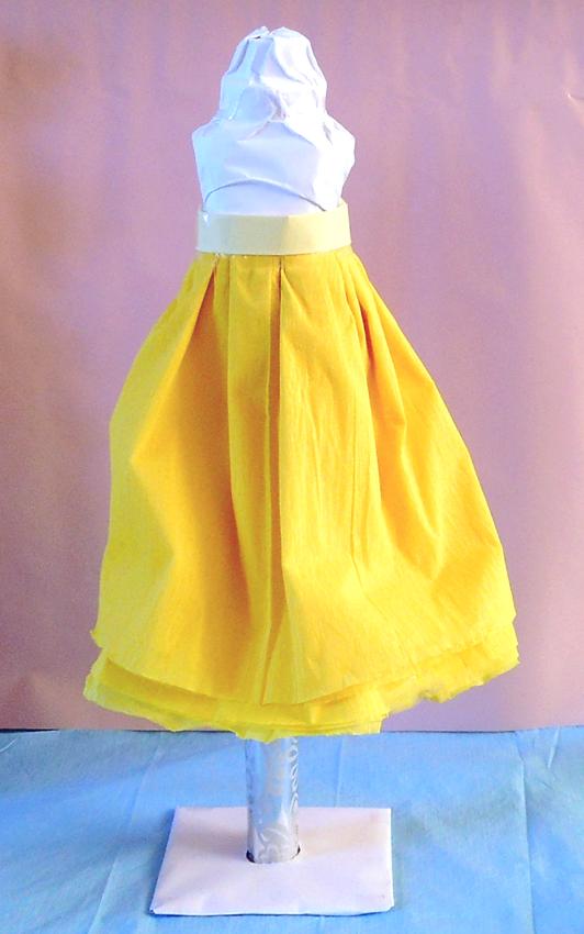 Crepe paper skirt