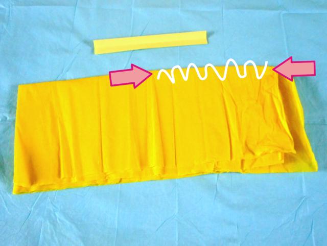 Make a crepe paper skirt Make a crepe paper skirt