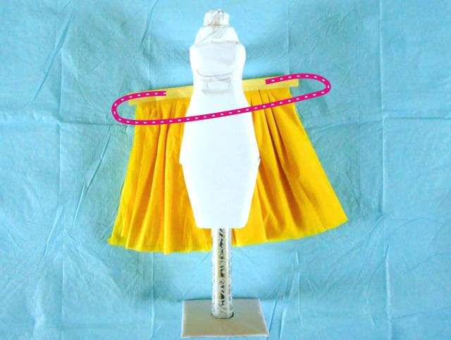 Make a crepe paper skirt