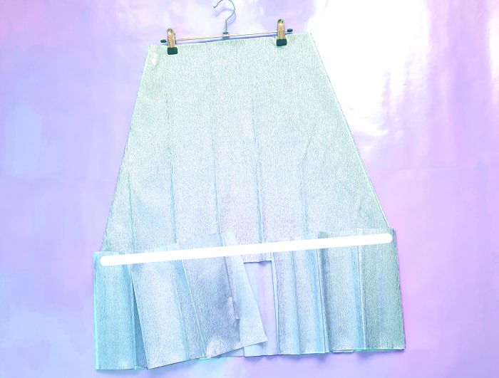 Rok van crepepapier maken