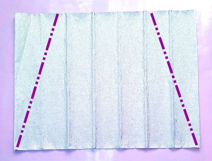 Rok van crepepapier maken