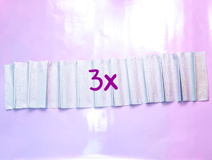 Rok van crepepapier maken