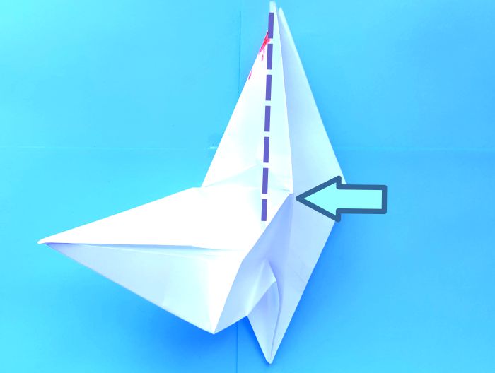 Origami Kuifibis vouwen