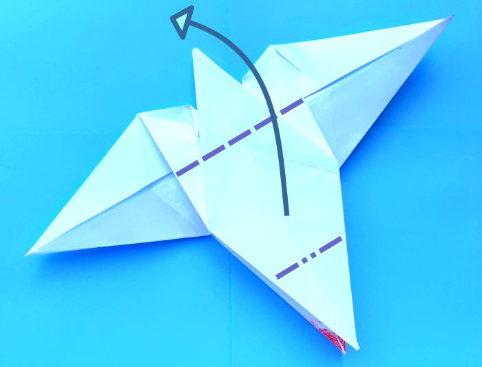 Origami Kuifibis vouwen