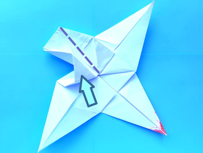 Origami Kuifibis vouwen