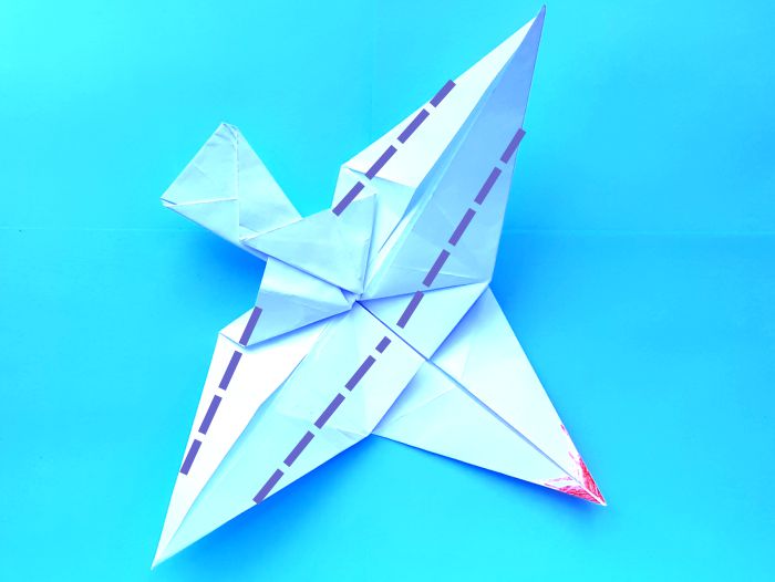Origami Kuifibis vouwen