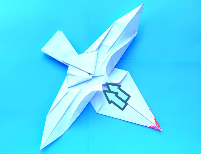 Origami Kuifibis vouwen