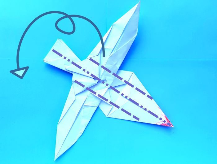 Origami Kuifibis vouwen