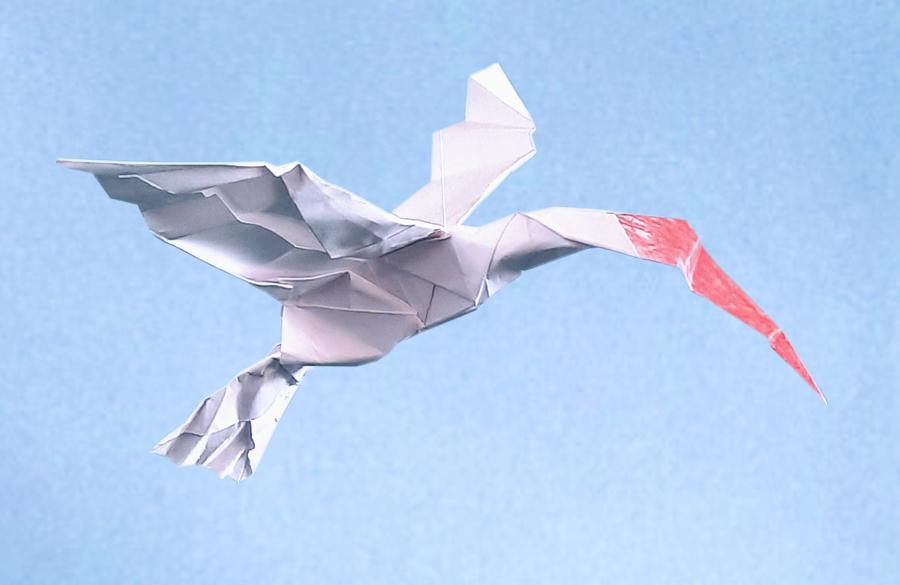 Origami Japanse Kuifibis