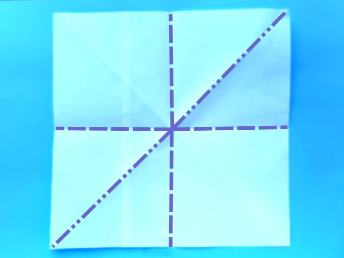 Origami Kuifibis vouwen