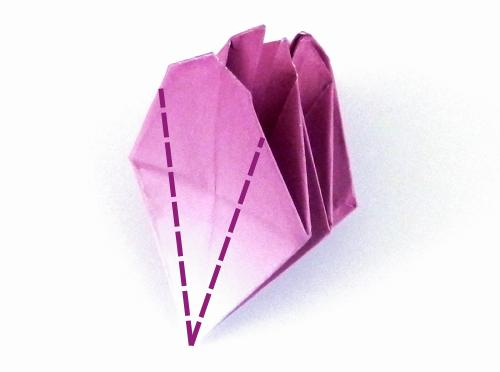 Folding an Origami Crocus flower