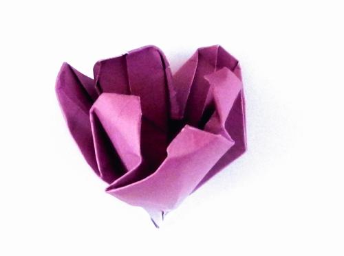 Origami Crocus flower Origami Crocus flower