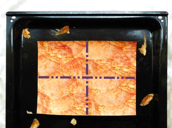 Origami croissant maken Origami croissant maken