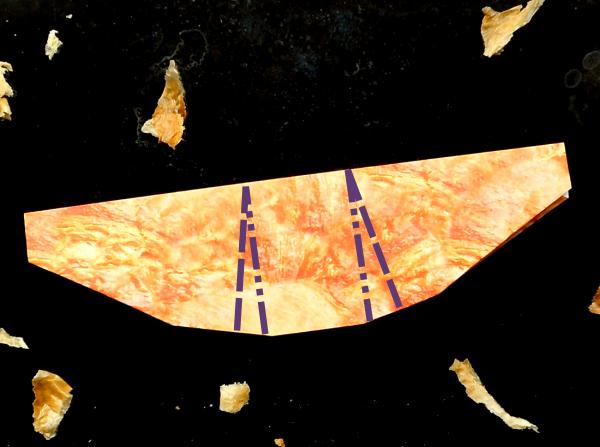 Origami croissant maken Origami croissant maken