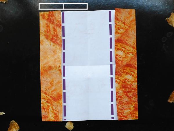 Origami croissant maken Origami croissant maken