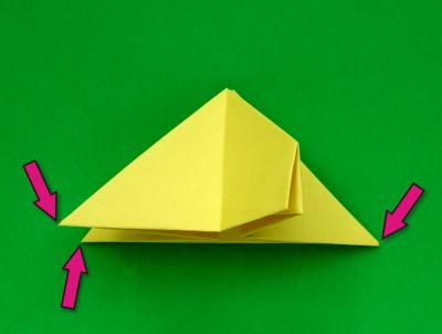 instructions for making an origami crown